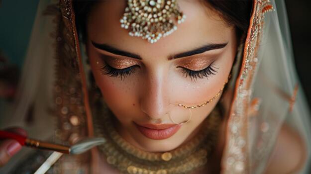 bridal look natural