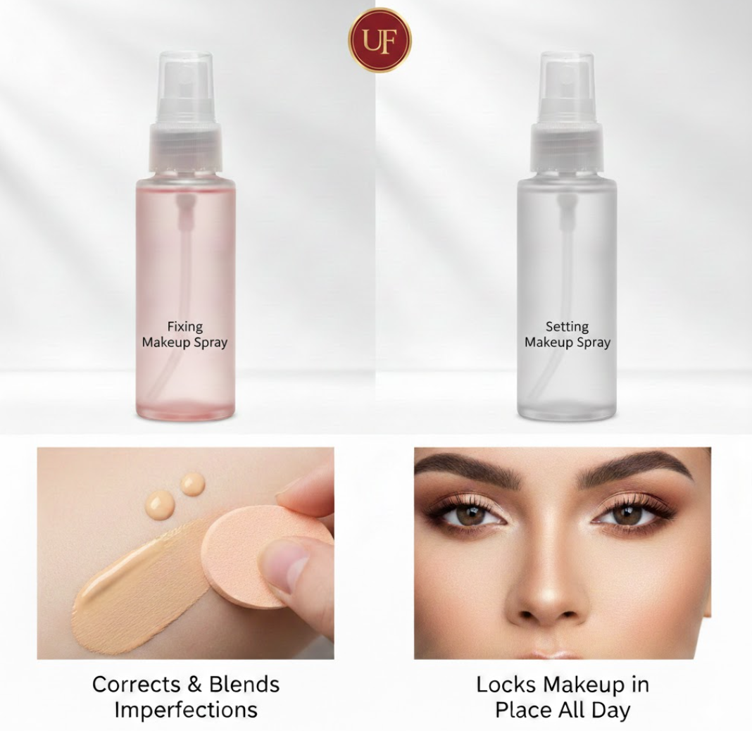Fixing Makeup Spray vs Setting Makeup Spray.