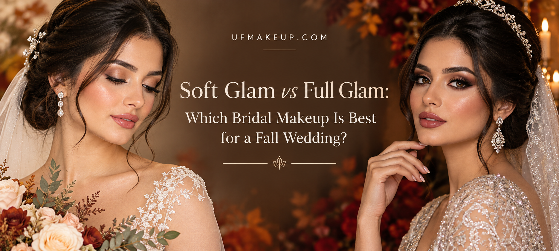 Soft Glam vs Full Glam Bridal Beauty